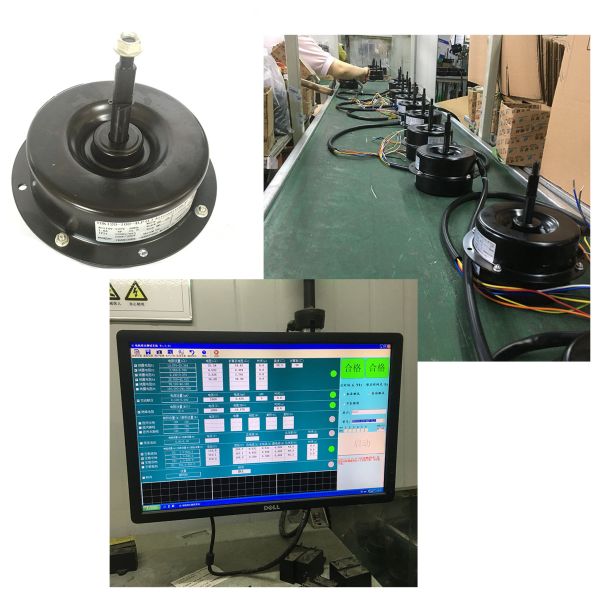 HVAC Motor Parts 100W NSK Ball Bearing Asynchronous Motor 1.8A For Air Cooler Air Conditioner