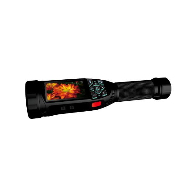 Quality IP66 120 Degree Flashlight Camera Recorder With High Brightness LED Flashlight for sale