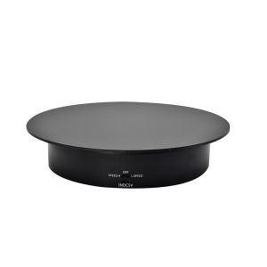 Black 23.8cm Intelligent Usb Charging 360 Rotating Display Stand