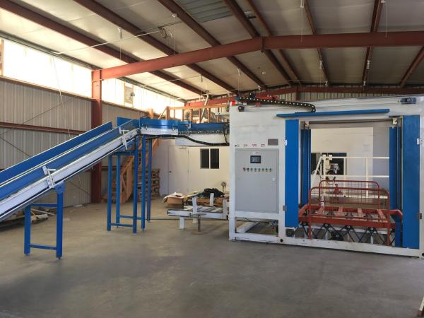 3000kg Automatic Bag Stacking Machine 1/3 Cost Of Robot Palletizer