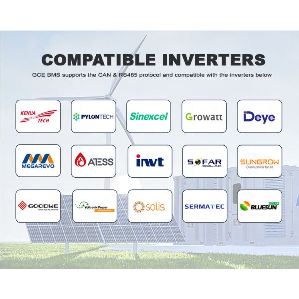 GCE 768V 125A Bms Battery Management System Lifepo4 Battery BMS BMU Compatible With ATESS KEHUA DEYE Inverter