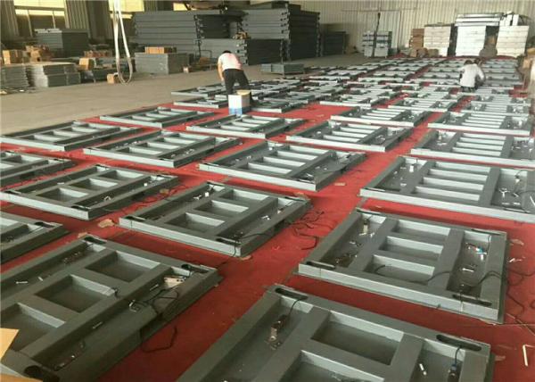 Quality 4 Load Cells Low Profile Floor Scale , Warehouse Floor Scale External Calibration for sale