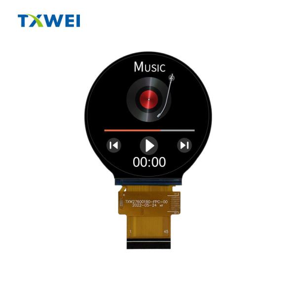 Quality 2.76-inch IPS high-definition circular TFT LCD display, small home appliance display, touch screen for sale