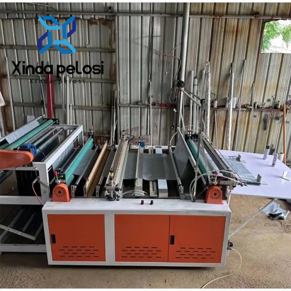 Four Lines Plastic Side Seal Shopping Bag Making Machines High Speed