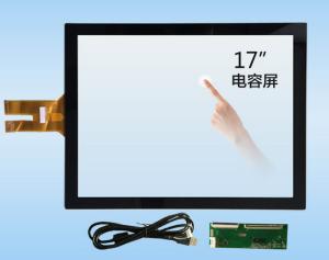 China 17 Inch 10 Point Projected Capacitive Touch Screen G + G With USB Interface wholesale