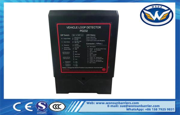Quality Dual Channel Vehicle Loop Detector Wireless For Road Parking Barrier for sale