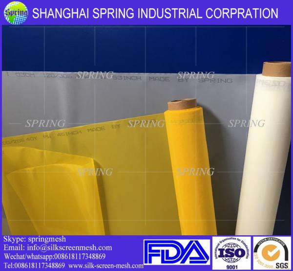 Quality High Tension White Color 110T Polyester Printing Mesh for Touch Screen for sale