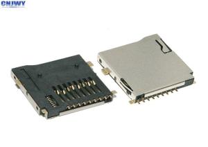 China TF External Welding Micro SD Card ConnectorHolder 9 PIN Four Feet Self Shell Type wholesale
