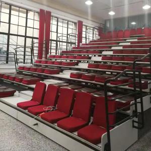 China Manual Folded Chair Telescopic Bleacher Seating Retractable For Conference Hall wholesale