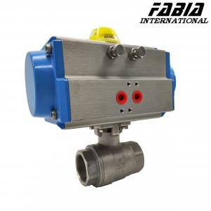 China Thread Pneumatic Ball Valve With Internal Thread For Easy Operation wholesale