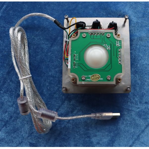 50mm White Small Trackball Mouse Pointing Device For Industrial Application