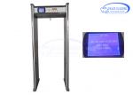 110 / 220V Pinpoint Walk Through Metal Detectors Frame For Security Guards Check