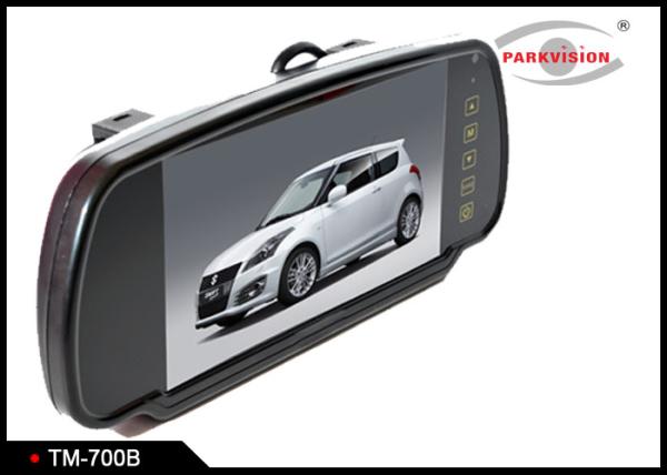 Quality 7 Inch Touch Screen Rear View Mirror LCD Monitor With Changeable Bracket for sale