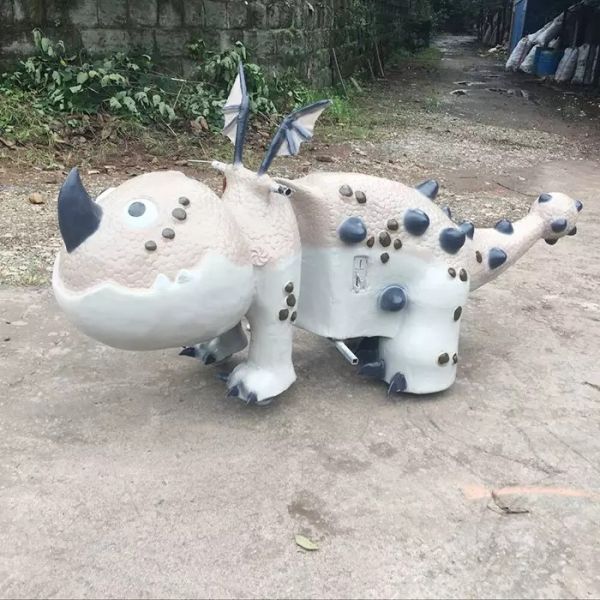 Outdoor Dinosaur Park Rides Size Customized Realistic Dinosaur Models