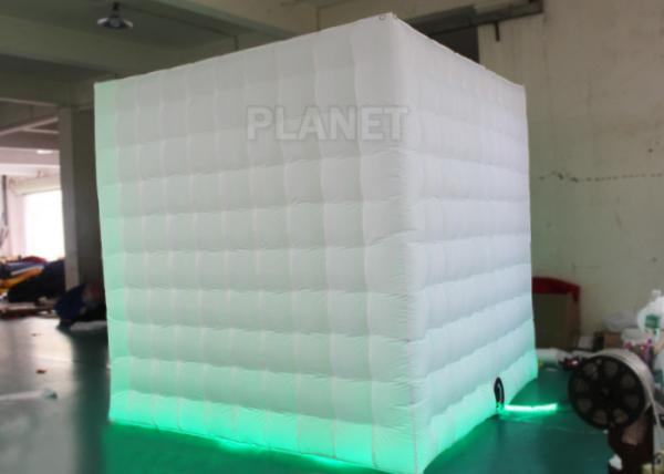 Quality 8 Ft Inflatable Cube Photo Booth UV Resistant PLT - 025 2 Years Warranty for sale