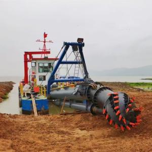 China Advanced 12 Inch Slurry Dredging Boat With Diesel Engine For Dredging Project wholesale