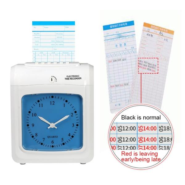 Quality CE Time Card Attendance Machine for Recorder Office Factory Staffs Employee Check in for sale