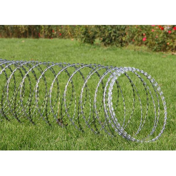 Military Galvanized Blade 22mm Razor Mesh Fence For Construction