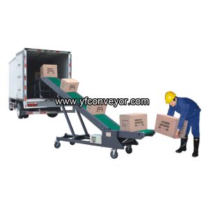 China Mobile loading unloading belt conveyors (manual adjust height) wholesale