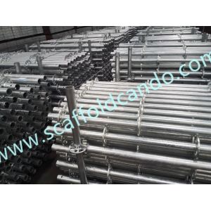 Good quality scaffolding Ringlock standard vertical 48mmOD 500mm 1500mm 2000mm