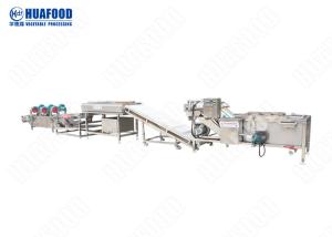 China Washed Fruit And Vegetable Processing Line 300 - 2000kg/H Capacity Small Scale Mango Processing Plant on sale