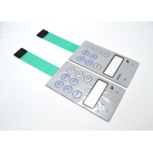 China Embossed Tactile Waterproof Membrane Switch With Protection Film On Overlay wholesale
