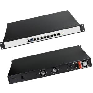 China 8 Gigabit LAN H170 support 9th I3 I5 I7 Industrial computer firewall PC appliance soft router on sale