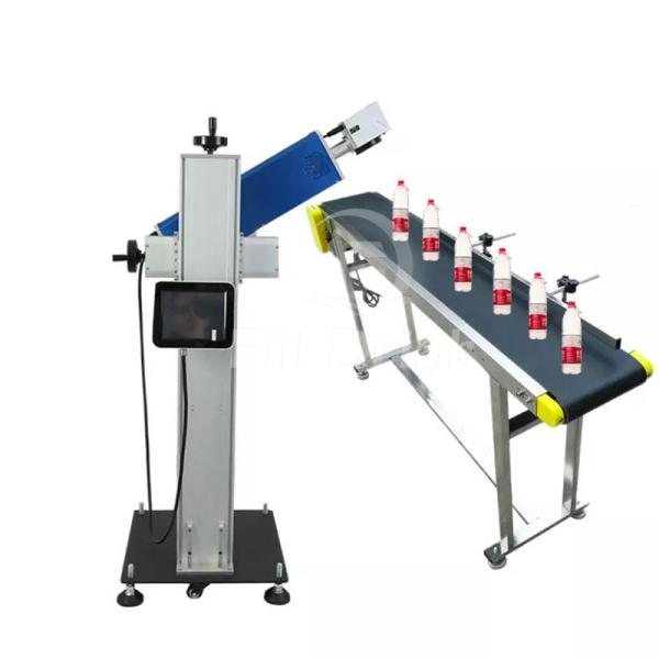 Quality 200DPI Bottle Printing Machine Laser Date Coding Equipment For Plastic Bottles for sale