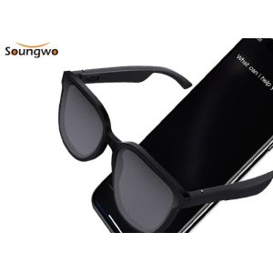 Smart Frames Glasses Bluetooth Sunglasses Directional Auditory Experience Black