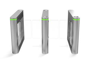 Push Button Swing Arm Turnstile Security Access Control Turnstile Wireless Remote Control