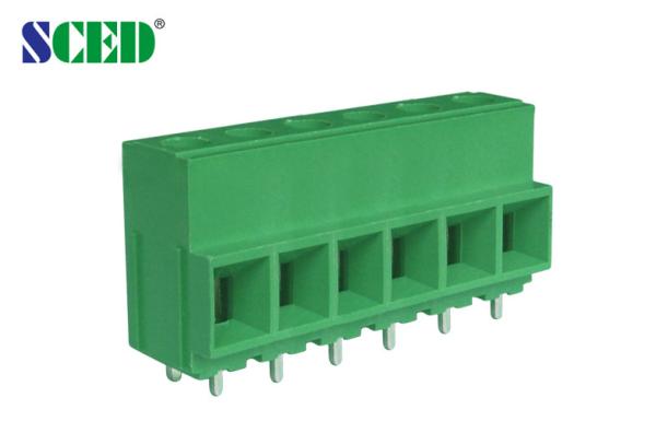 Quality 57A PCB Screw Terminal Block 10.16mm Pitch Euro Raising Series 2-16 Poles UL Technical Data for sale