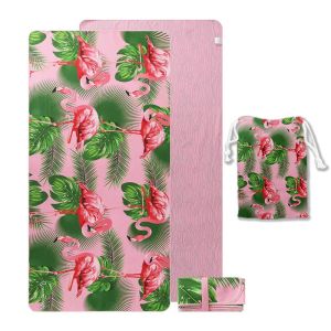 OEM Logo Printed Microfiber Sport Gym Beach Towel Oeko-tex Custom Beach Nile