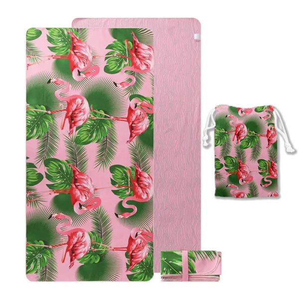 OEM Logo Printed Microfiber Sport Gym Beach Towel Oeko-tex Custom Beach Nile