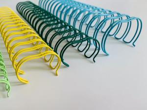 China Diary Color Double Loop Binding , 1-3/4 Inch Twin Loop Binding Wire on sale