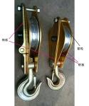 Aluminum Sheave Hoist Tackle 100KN Conductor Stringing Tools