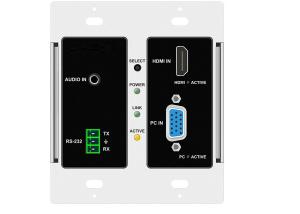 China Digital Multiple Input Output Video Switcher HDMI/VGA To HDBaseT Wallplate wholesale