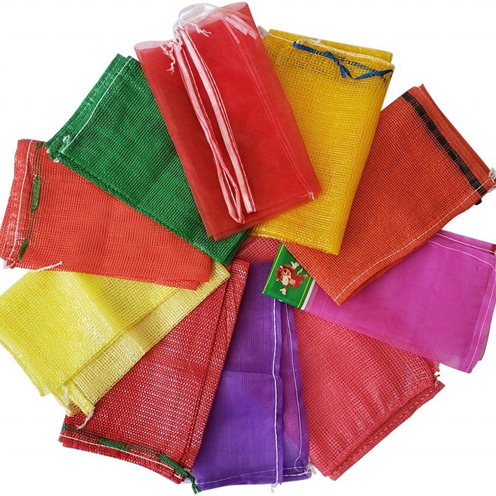 Customizable Green Cabbage Net Bag Pp Leno Knitted Plastic Mesh Bags for