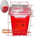 Rectangle safe sharp container, Medical Disposal Bin Sharp /Safe SharpS