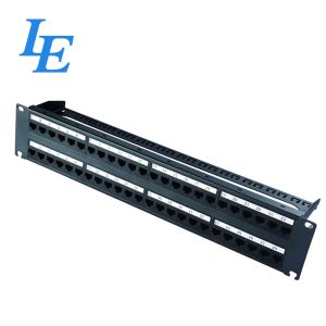 China 2U 48 Ports Network Patch Panel UTP Type 2U Height Maximum Connections &gt;200 Times wholesale
