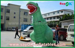 China 3D Model Inflatable Cartoon Characters Jurassic Park Inflatable Giant Dinosaur wholesale