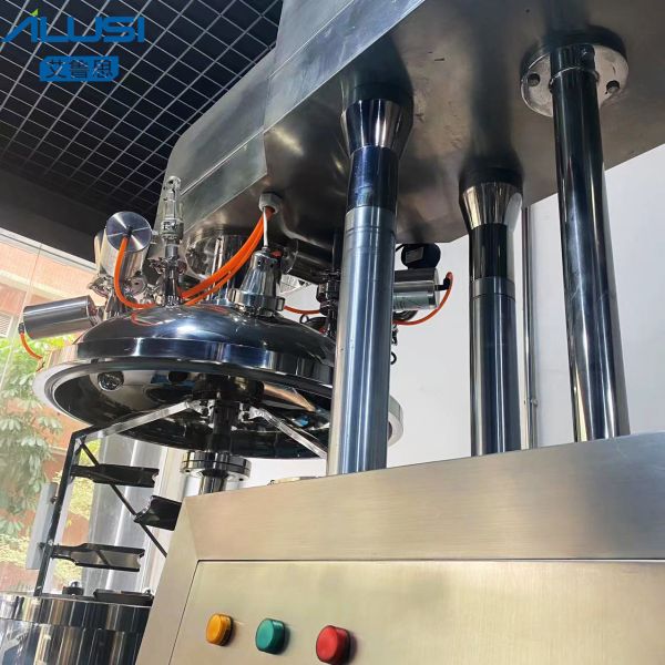 PLC Control Face Cream Vacuum Mixing Equipment Homogenizing Emulsifier Machine