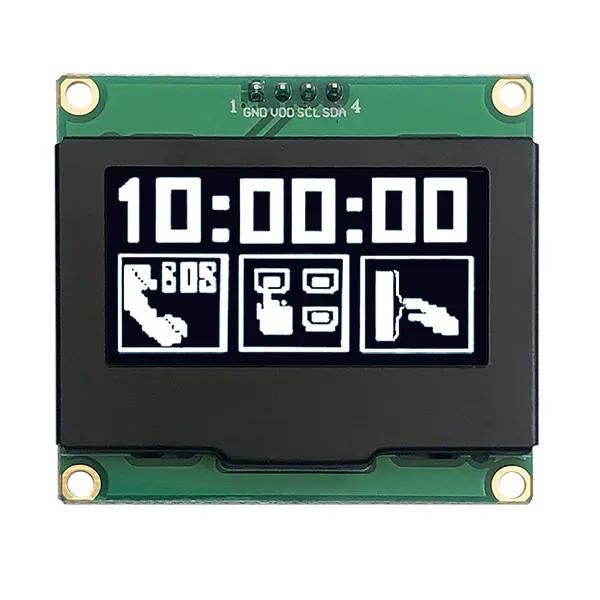 Quality 1.54 Inch OLED Display Module White Color 128x64 Pixels SSD1309 I2C Interface for sale