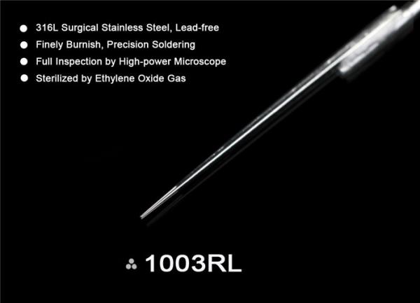 Quality 1003RL Bugpin Premium Sterile Tattoo Needles Standard Size and Taper Fit For All Tattoo Machines for sale