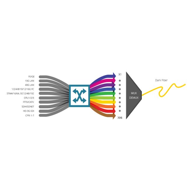 96 Channels DWDM Mux Demux