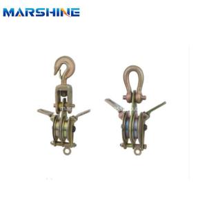 China Oxygenation Dual Sheave Cable Stringing Block For Hoisting Of Aluminum And Iron Wires on sale