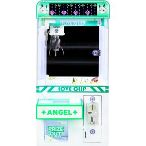 China Green Coin-Operated LED Desktop Hardware Claw Arcade Machine wholesale