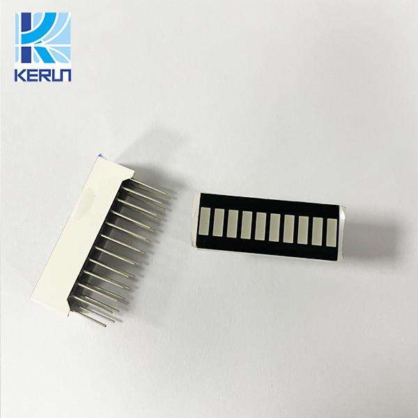 Quality 10 Segment LED Bar Graph Display RGB 10 Bar Red Color Module for sale