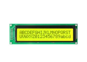 STN Yellow Green Character LCD Display Module 116.0x37.0x13.5 Outline SPLC780D Controller Type