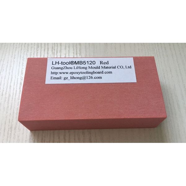 1.25 Medium Density Red Epoxy Tooling Board For Jigs , Fixtures