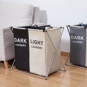 China Waterproof Breathable Collapsible Laundry Hamper With Velcro Straps Space Saving wholesale